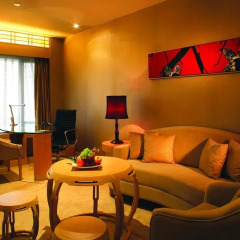 LN Garden Hotel Guangzhou 5* Номер Делюкс с разными типами кроватей фото 2