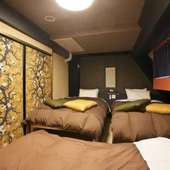 SAMURAIS HOSTEL Ikebukuro Стандартный семейный номер с двуспальной кроватью фото 2