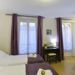 Отель Hôtel du Quai de Seine 2* Стандартный номер с различными типами кроватей фото 4