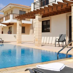 Отель Oceanview Villa 166 Кипр, Протарас - отзывы, цены и фото номеров - забронировать отель Oceanview Villa 166 онлайн бассейн фото 3
