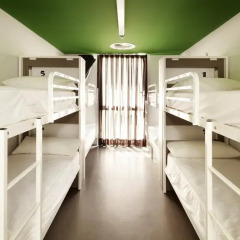 Amistat Beach Hostel Barcelona Кровать в общем номере с двухъярусной кроватью фото 7