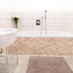 Отель Modern Apartment - Prague Centre Чехия, Прага - отзывы, цены и фото номеров - забронировать отель Modern Apartment - Prague Centre онлайн ванная