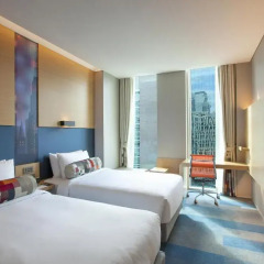 Отель Aloft Seoul Gangnam 4* Стандартный номер с различными типами кроватей фото 4