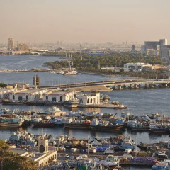 Отель Hilton Dubai Creek пляж фото 2
