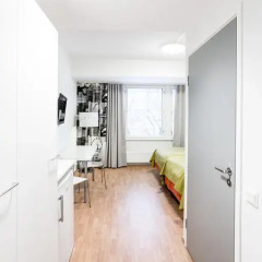 Отель Forenom Aparthotel Helsinki Herttoniemi Стандартный номер с различными типами кроватей фото 20