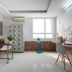 Sky Center Hostel Кровать в общем номере с двухъярусной кроватью фото 12