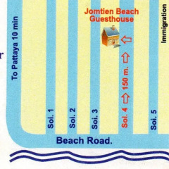 Отель Jomtien Beach Guesthouse Паттайя интерьер отеля