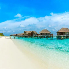 Отель Conrad Maldives Rangali Island 5* Улучшенная вилла с различными типами кроватей фото 7