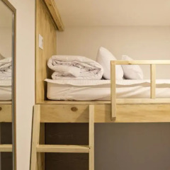 Отель STEP INN Myeongdong 1 3* Стандартный номер с двухъярусной кроватью фото 5