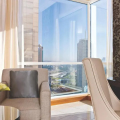 Отель Fairmont Dubai 5* Стандартный номер с двуспальной кроватью фото 2