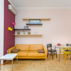 Апартаменты Four Squares Apartments on Tverskaya Апартаменты с двуспальной кроватью фото 42