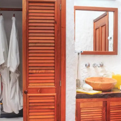 Отель Las Nubes de Holbox 3* Бунгало с различными типами кроватей фото 13