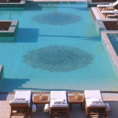 Отель Sharq Village & Spa 5* Номер Делюкс с двуспальной кроватью