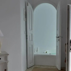 Отель Kirini Santorini 5* Улучшенный люкс с различными типами кроватей фото 2