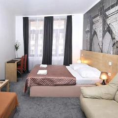 Отель Apartmany Smíchov Стандартный номер с двуспальной кроватью фото 3
