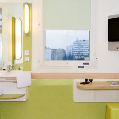 Отель ibis Budget Aeroport le Bourget Garonor 2* Стандартный номер с различными типами кроватей фото 3