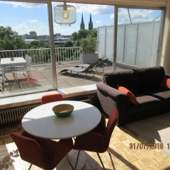 Отель Fuths Loft Penthouse 85 Бельгия, Антверпен - отзывы, цены и фото номеров - забронировать отель Fuths Loft Penthouse 85 онлайн балкон