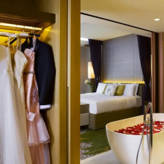 Отель PARKROYAL on Beach Road 4* Улучшенный номер с различными типами кроватей фото 3