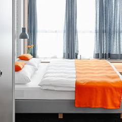 Апартаменты Mloft Apartments Munchen Мюнхен комната для гостей фото 12