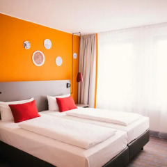 Отель Vienna House Easy Braunschweig 4* Стандартный номер с различными типами кроватей фото 6