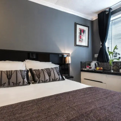 Отель Paskins Brighton 3* Номер с общей ванной комнатой с различными типами кроватей (общая ванная комната) фото 2