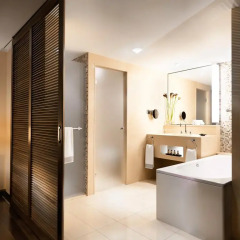 Отель Jumeirah Frankfurt 5* Номер Делюкс с различными типами кроватей фото 8