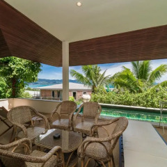Отель 3 Bedroom Sea View Villa - Plai Laem (APS3) Таиланд, Самуи - отзывы, цены и фото номеров - забронировать отель 3 Bedroom Sea View Villa - Plai Laem (APS3) онлайн балкон