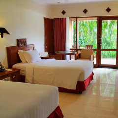 Отель Inna Grand Bali Beach 4* Улучшенный номер с двуспальной кроватью фото 11