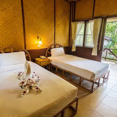 Отель Coco Palm Beach Resort 3* Бунгало с различными типами кроватей фото 4