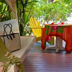 Отель Te Ora Hau Ecolodge Французская Полинезия, Папеэте - отзывы, цены и фото номеров - забронировать отель Te Ora Hau Ecolodge онлайн балкон