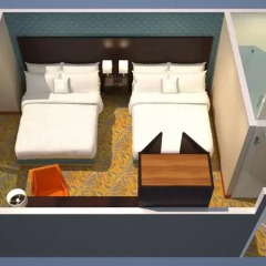 Отель Courtyard by Marriott New York Manhattan/Chelsea 3* Стандартный номер с 2 отдельными кроватями фото 3