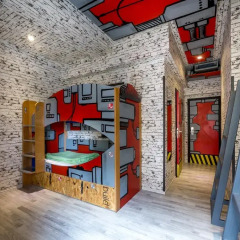 Chillout Hostel Zagreb Кровать в общем номере с двухъярусными кроватями фото 40