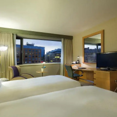 Отель Hilton Budapest City 5* Стандартный номер с 2 отдельными кроватями фото 4