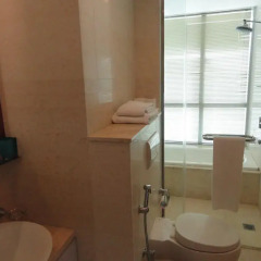 Отель Sea View Monarch Apartment Шри-Ланка, Коломбо - отзывы, цены и фото номеров - забронировать отель Sea View Monarch Apartment онлайн ванная