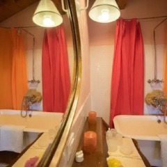 Отель Romantic Nido Италия, Вербания - отзывы, цены и фото номеров - забронировать отель Romantic Nido онлайн ванная фото 2