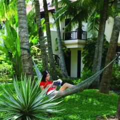 Отель Hoi An Riverside Resort & Spa 4* Улучшенный номер с различными типами кроватей фото 10