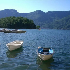 Отель Imelde Sul Lago Меззегра приотельная территория