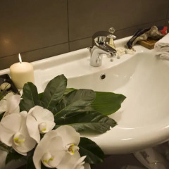Отель Alisei Palace Римини ванная