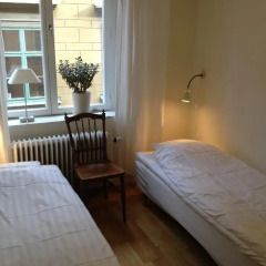 Отель Old Town Lodge Стандартный номер с 2 отдельными кроватями (общая ванная комната)