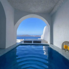 Отель Abyssanto Suites & Spa 4* Улучшенные апартаменты с различными типами кроватей фото 20