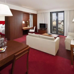 Melia Berlin Hotel 4* Представительский люкс разные типы кроватей фото 3