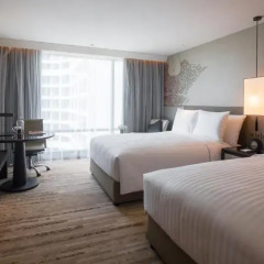 Отель Bangkok Marriott Marquis Queen's Park 5* Номер Делюкс с различными типами кроватей фото 3