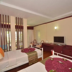 Отель Krabi Success Beach Resort 4* Улучшенный номер с различными типами кроватей фото 5