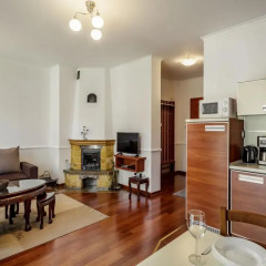 Отель Apartamenty Kaszelewski Centrum z Kominkami в номере