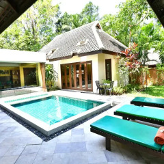 Отель Baan Khao Hua Jook 3* Вилла Делюкс с различными типами кроватей