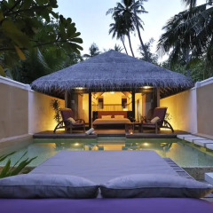 Отель Coco Bodu Hithi 5* Вилла разные типы кроватей фото 11