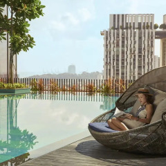Oasia Hotel Downtown Singapore бассейн фото 3