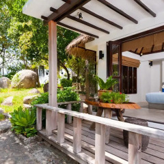 Отель Cape Shark Pool Villas 4* Вилла Делюкс с различными типами кроватей фото 4