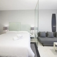 Отель Pension T5 Donostia Suites Улучшенный номер с различными типами кроватей фото 9