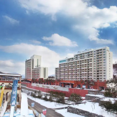 Отель Hanwha Resort Pyeongchang Южная Корея, Пхёнчан - отзывы, цены и фото номеров - забронировать отель Hanwha Resort Pyeongchang онлайн балкон